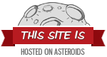 this site is hosted on asteroids